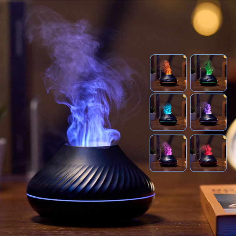 3d Colorful Flame Humidifier