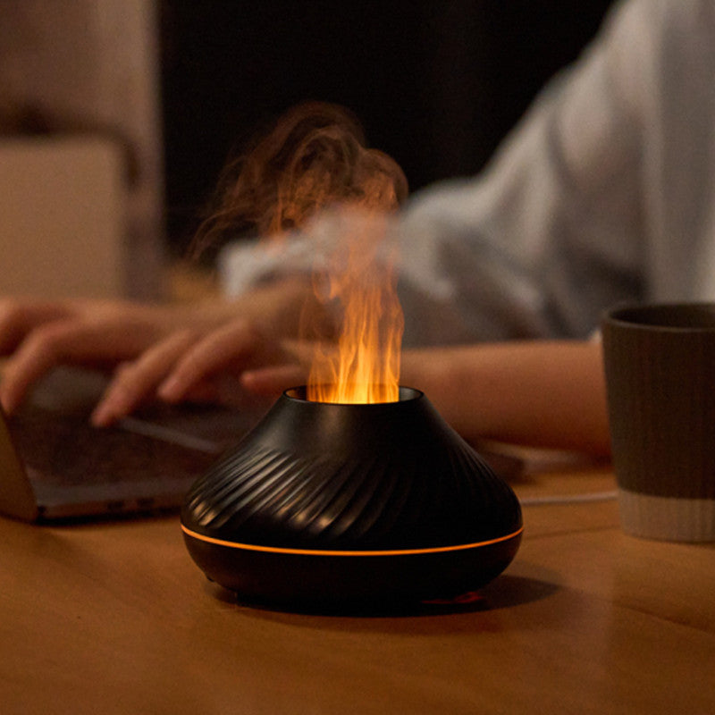 3d Colorful Flame Humidifier