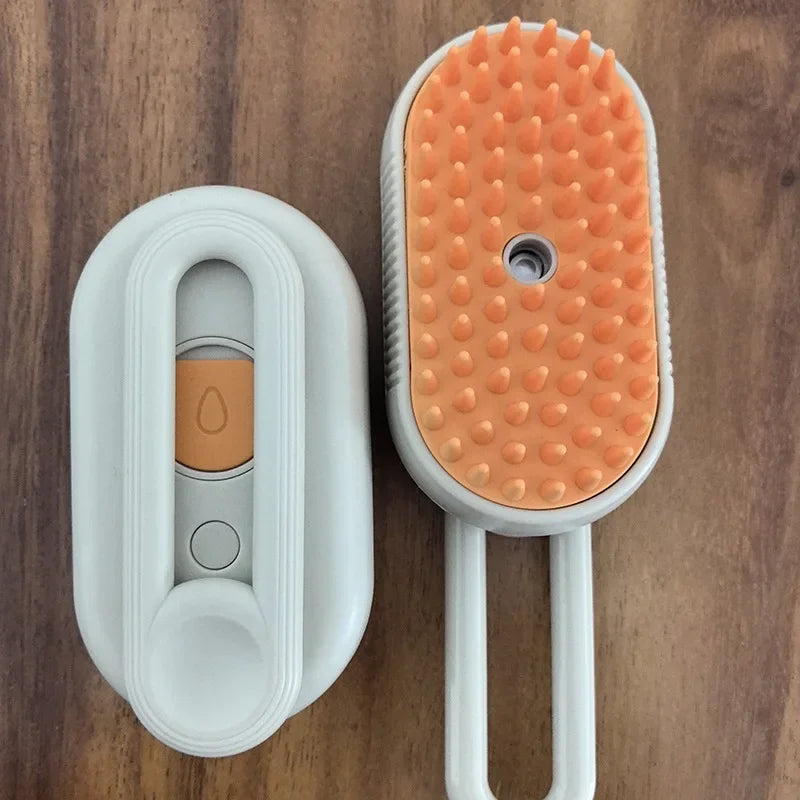 3-in-1 Electric Steam Pet Brush