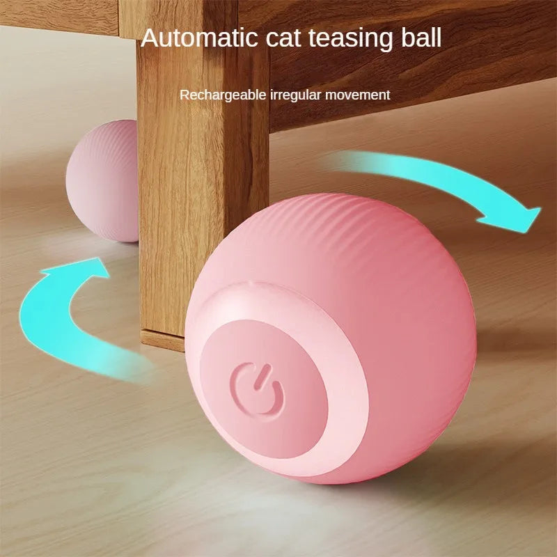 Purrfect Roll - Smart Interactive Cat Toy Ball