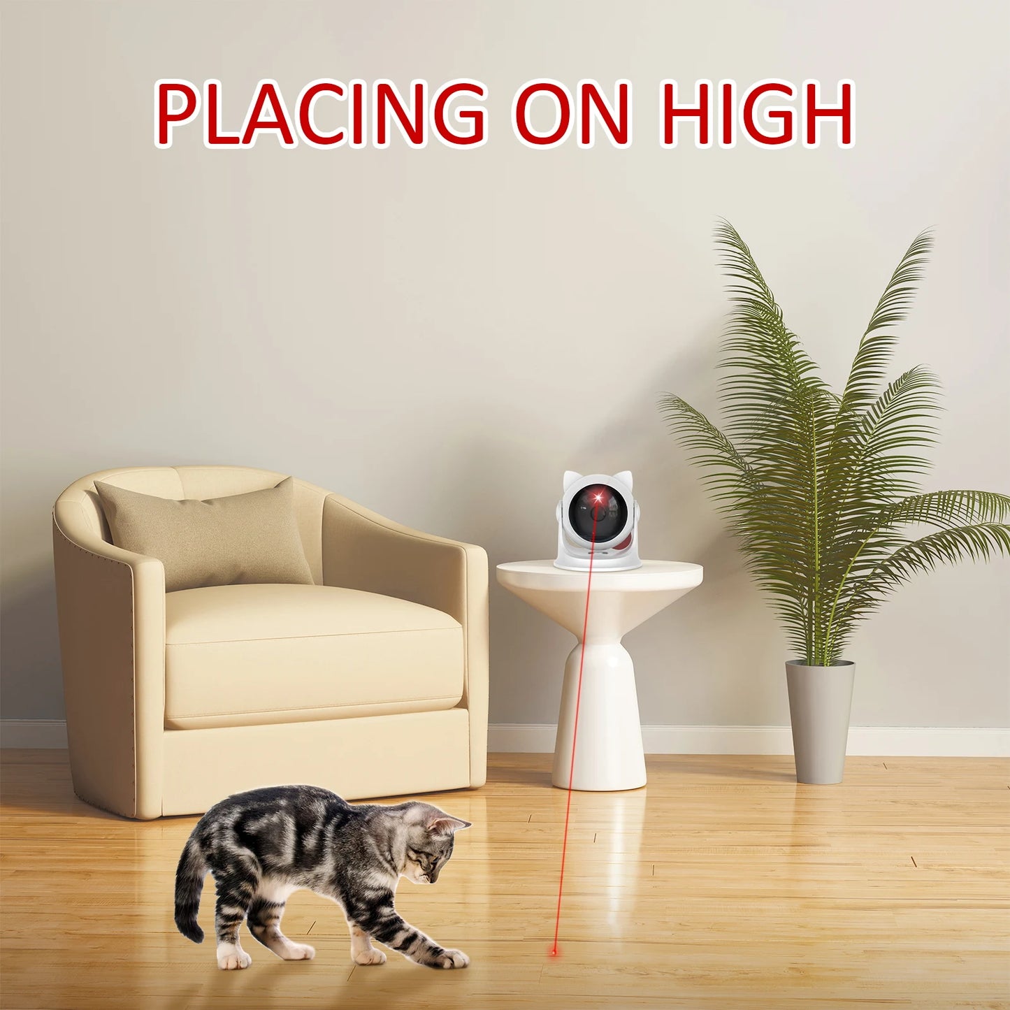 Pawsome Laser Chase - Automatic Interactive Cat Toy