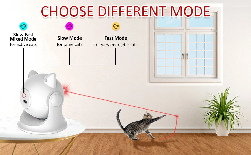 Pawsome Laser Chase - Automatic Interactive Cat Toy