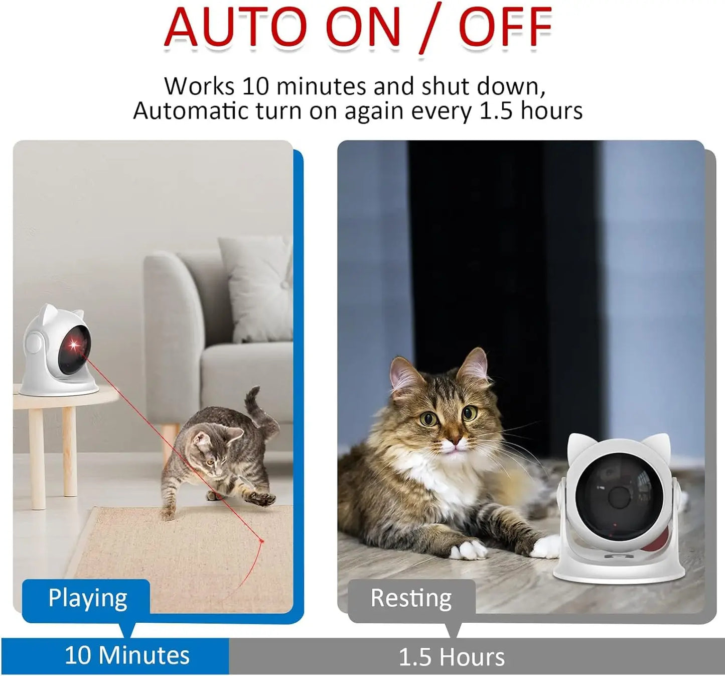 Pawsome Laser Chase - Automatic Interactive Cat Toy